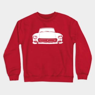 Austin Healey Sprite MkIV 1960s British classic car monoblock white Crewneck Sweatshirt